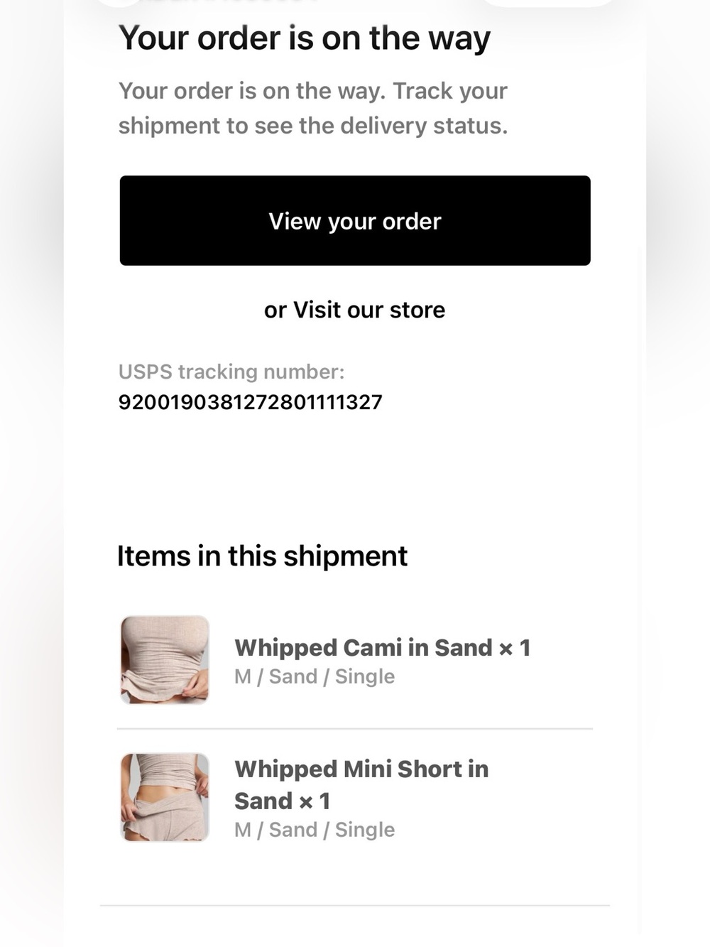 Negative Underwear whipped mini short sand medium - Picture 5 of 5